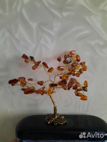 Янтарное дерево, брошь-ландыш, кулон, для кошелька