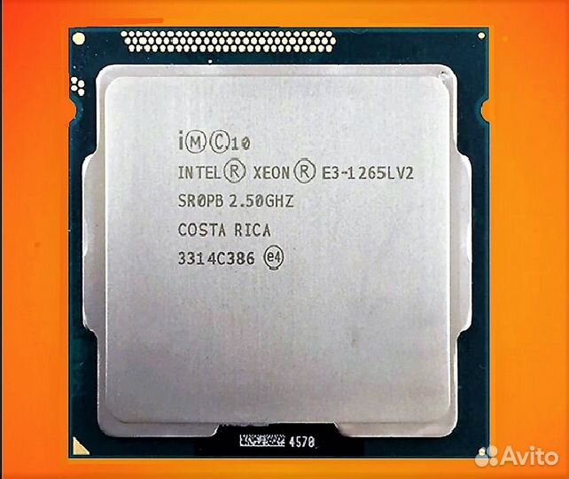 Intel Xeon E3 1265l v2 DDR3 1600 LGA 1155