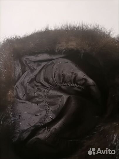 Шапка зимняя норковая женская