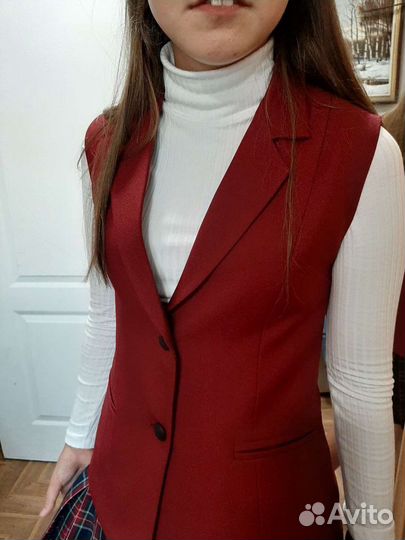 Школьная форма жилет для девочки