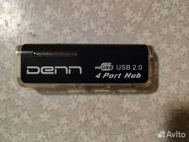 Концентратор USB-хаб 2.0 4 порта denn DUH420