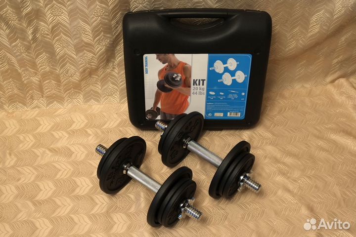 Гантели в кейсе 20кг
