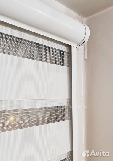 Рулонные шторы Зебра (день-ночь). Производство