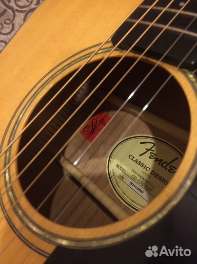 Акустическая гитара Fender CD-60S NAT