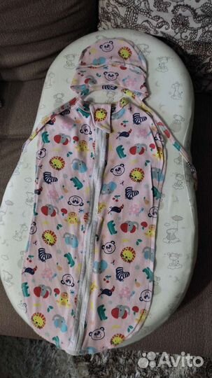 Пеленка-кокон на молнии 3 шт