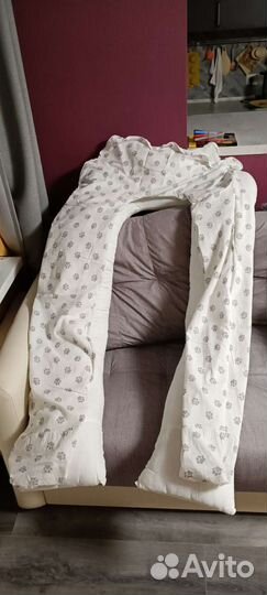 Подушка для беременных 140см с 2 наволочками