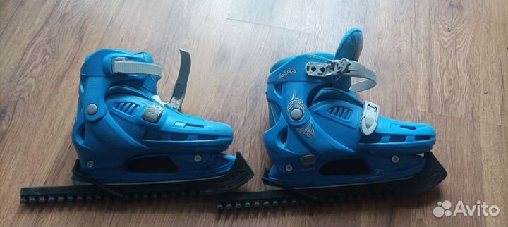 Коньки детские раздвижные 35 38