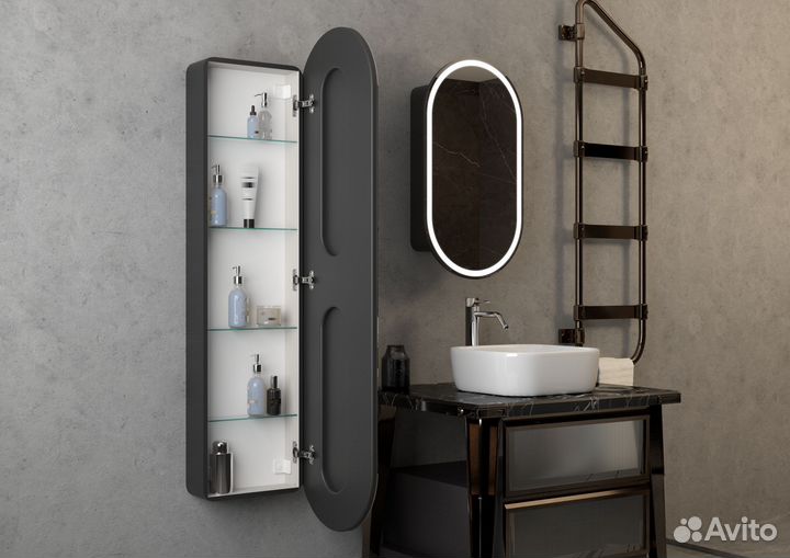 Зеркало шкаф с подсветкой