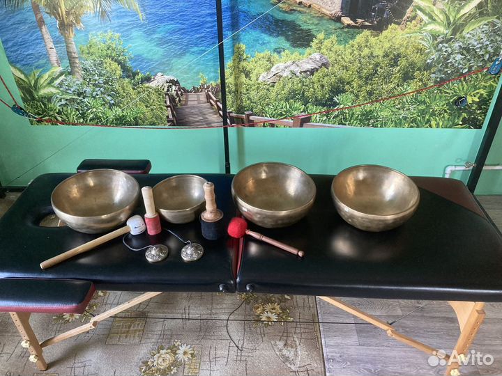 Кованые поющие чаши