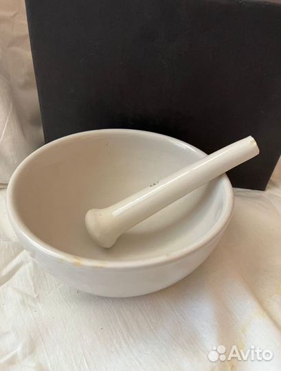 Ступка с пестиком аптечная СССР