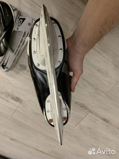 Коньки хоккейные reebok white k 8D