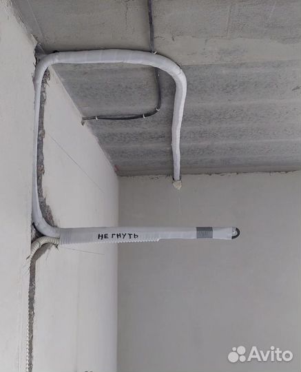 Закладка трассы под кондиционер