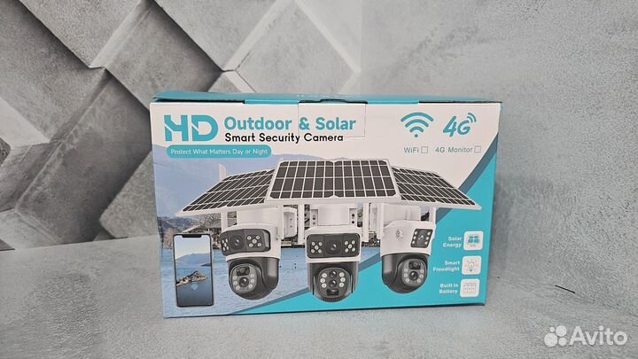 Камера видеонаблюдения 4g с акб