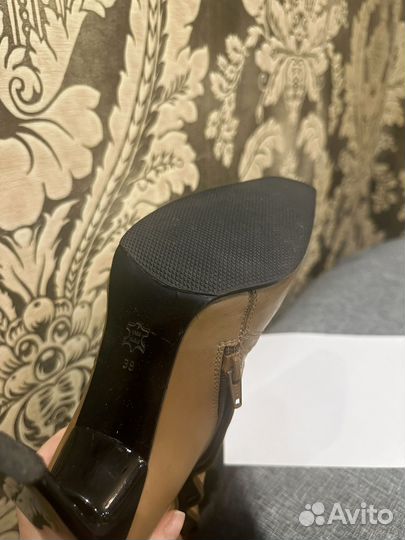 Сапоги женские натуральная кожа 38