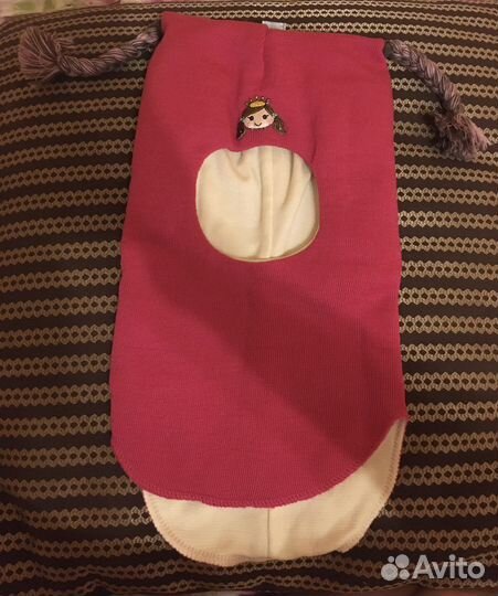 Шапка шлем зимний kivat для девочки