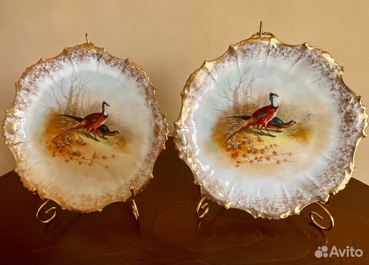 Фарфоровая тарелка. Цена за одну. Франция