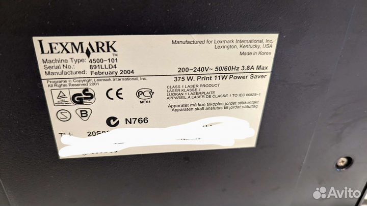 Принтер лазерный Lexmark E220