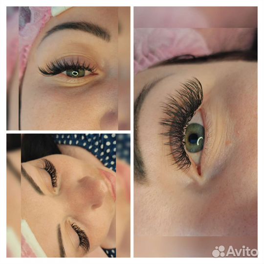 Наращивание ресниц Оформление бровей