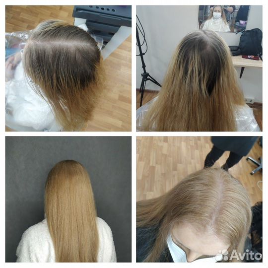 Окрашивание волос салонный уход парикмахер