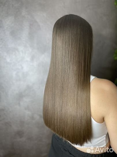 Кератиновое выпрямление волос