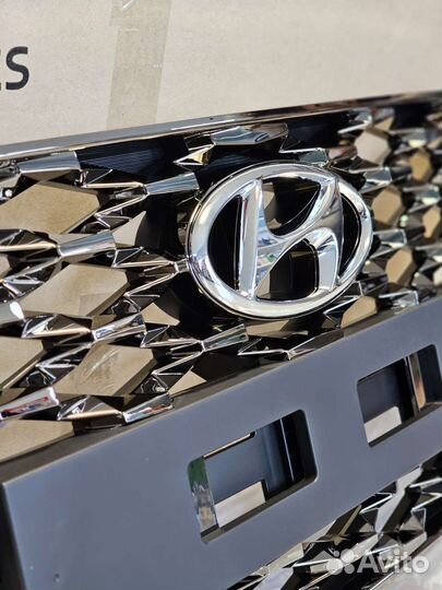 Решетка бампера solaris