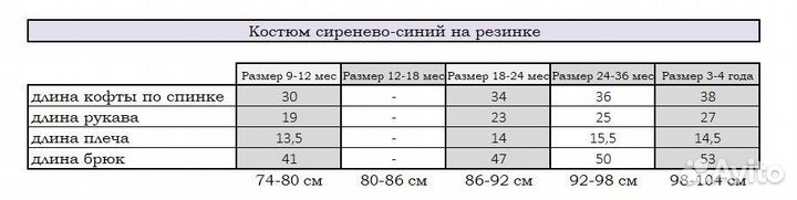 Новый костюм для девочки для мальчика 74-86-92-98