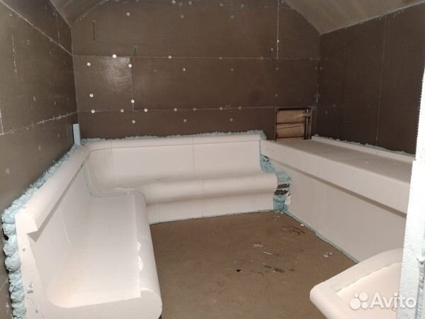 Лежаки, сидушки для Хамама из Пенопласта