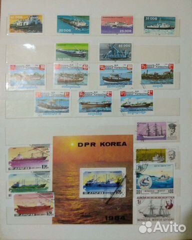 Марки, коллекция, 2 альбома