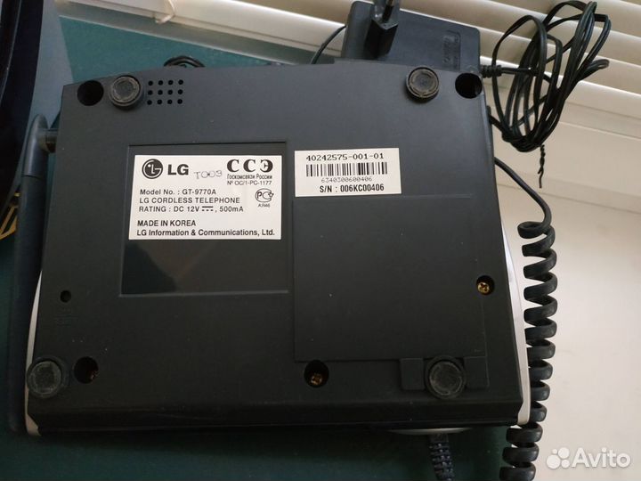 Телефон автоответчик LG GT-9770A