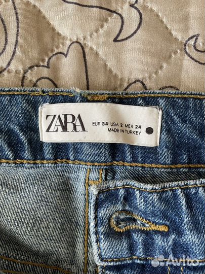 Джинсы zara 34