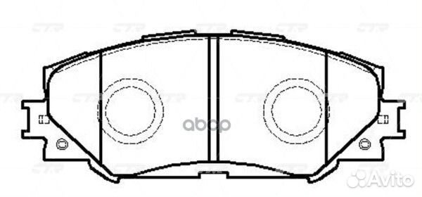 Колодки toyota (corolla X E140,E150)(2006-2013)