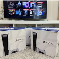 Sony playstation 5+гарантия+610 игр(oбмен пс 4)