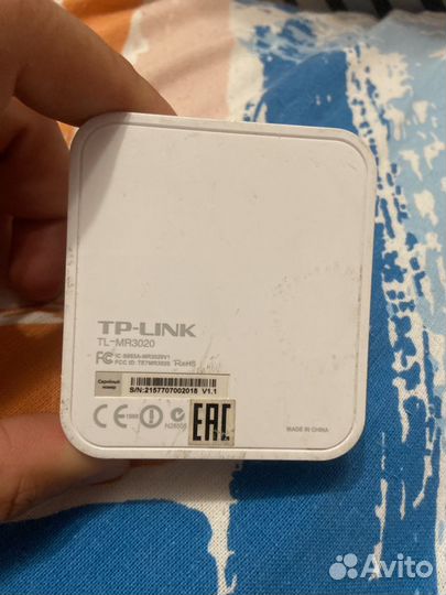 Wifi роутер 4g модем tp-link tl-MR3020