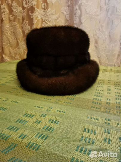 Шапка норковая женская