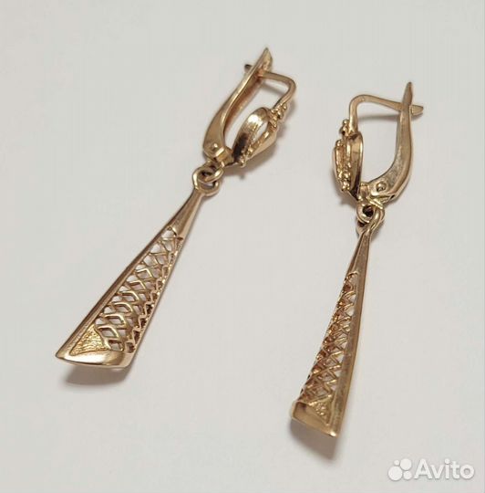 Серьги Золото 585пробы