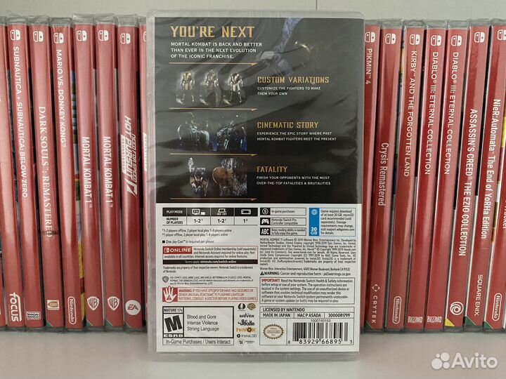 Mortal Kombat 11 (Nintendo Switch, Новый)