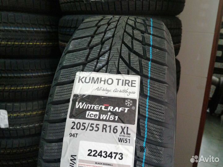 Kumho WinterCraft Ice Wi51 205/55 R16