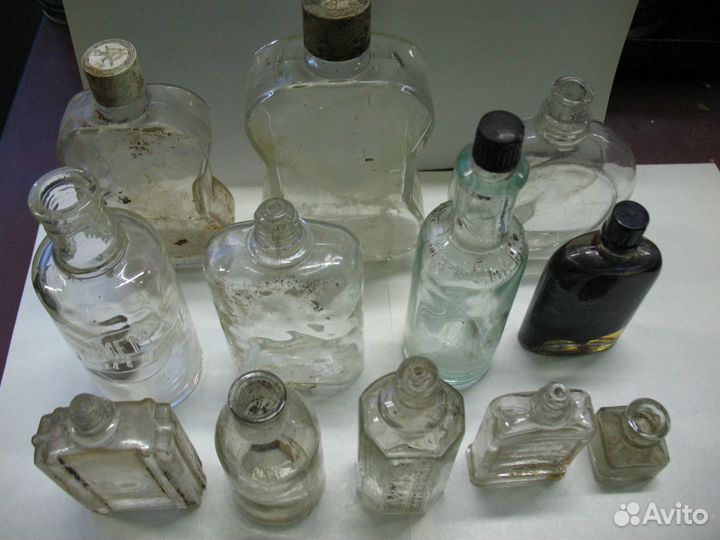 Стеклянные бутыльки №-3