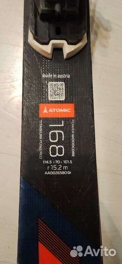 Горные лыжи atomic redster X7 168 r15