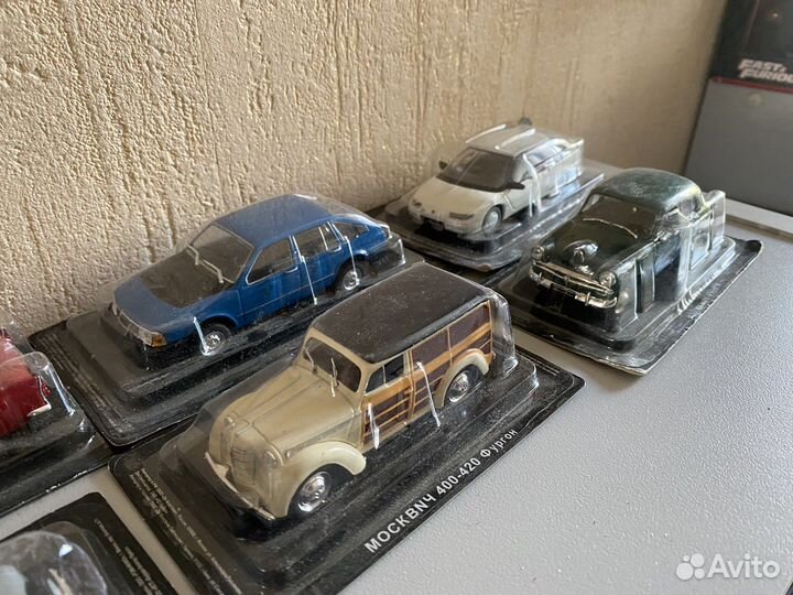 Коллекция азлк москвич 1:43 новые модели