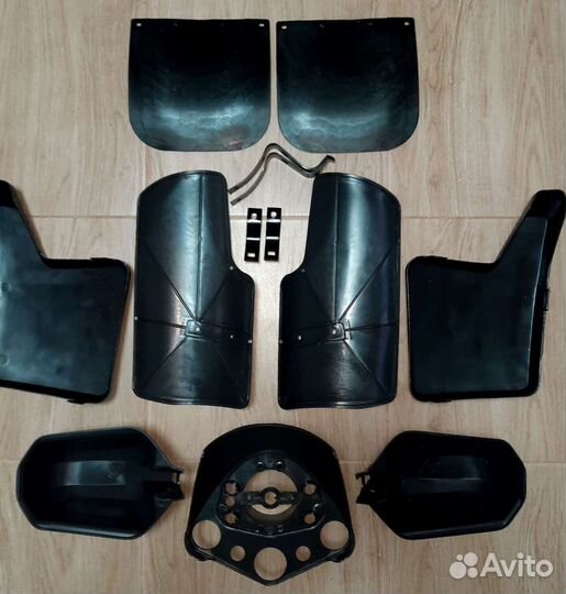 На мото урал комплект пластика защиты