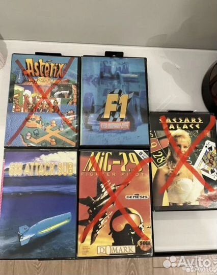Картриджи sega