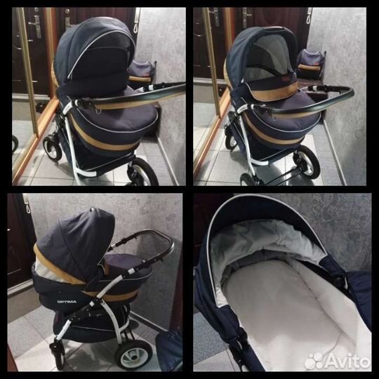 Коляска Verdi optima 3 в 1 как новая