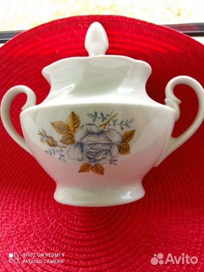 Сахарница новая. Рига. Винтаж 80-х