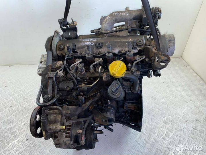 Двигатель F9q752 renault laguna 2 1.9 Дизель