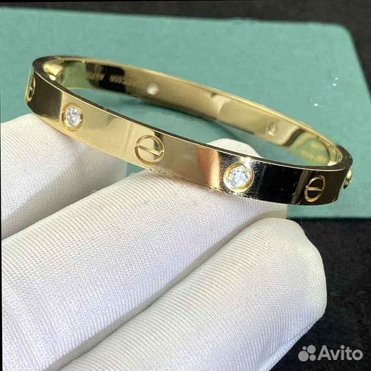 Браслет Cartier Love из желтого золота 0,35ct