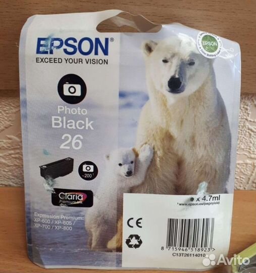Картридж для принтера HP и Epson XP