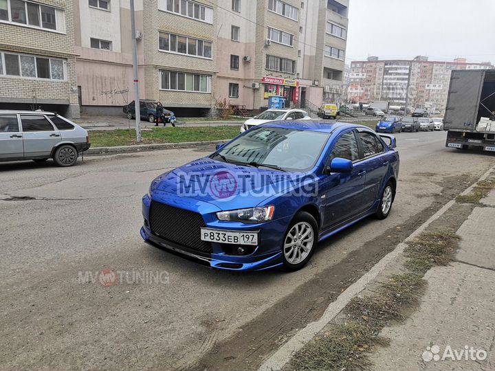 Пороги Сток 2 для Mitsubishi Lancer X