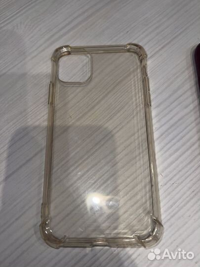 Чехол на айфон 11 прозрачный