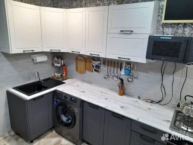 Кухня серая модульная новая